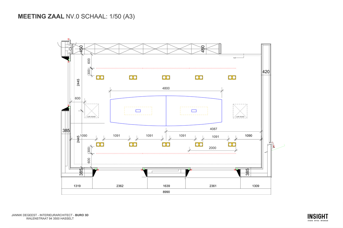 Luminex 2d grondplan detail meetingzaal