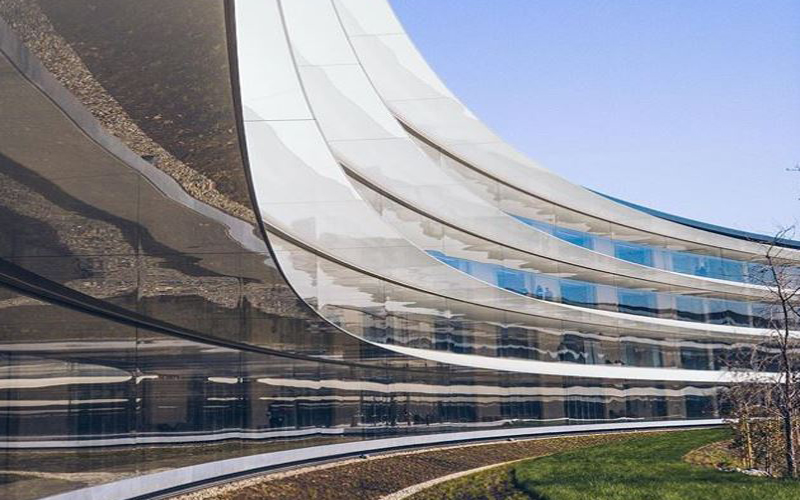 Apple office futuristisch gebouw