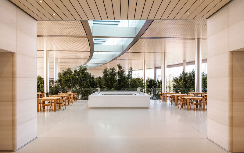 Apple ambitieus kantoor open space